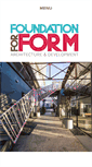 Mobile Screenshot of foundationforform.com